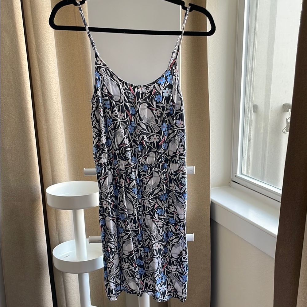 Floral Print Spaghetti Strap Dress